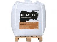 Claytec Lehm-Unterputz mit Stroh, erdfeucht - 1000 kg