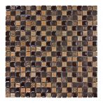 HPH Placke Mosaik 1,5x1,5 BELLINO-4 marrone anticato 30x30x0,8 cm Art. 14840