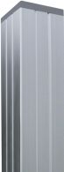 NORDERNEY / AMELAND -Serie Pfosten  Aluminium, silber, 68 x 68 x 1800 mm