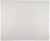 LIGHTLINE KS-Zaunelement 180 x 150 cm Füllung weiß / Rahmen weiß
